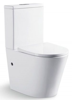 Rimless two piece toilet 2178