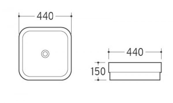 In counter basin 5050